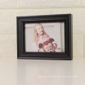 customized European high quality black 4*6 certificate wood photo picture frame